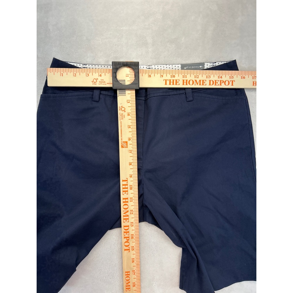 Talbots Perfect Short Womens 6 Navy Blue Cotton Stretch 6" Bermuda NWT - Picture 7 of 8